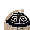Korean style simple knitted embroidered bucket hat female autumn and winter warm hatpicture8