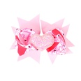 childrens bows hairpin wholesale multilayer bow heart hair clip color matching 23 colors NHWO503247picture19