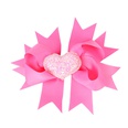 childrens bows hairpin wholesale multilayer bow heart hair clip color matching 23 colors NHWO503247picture20