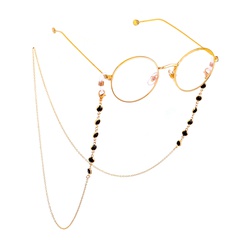 Direkt verkauf ab Werk Chen Li Nongs gleiche Brillen kette Schwarz-Weiß-Glasperlen hand gefertigte Brillen kette Lesebrille Anti-Lost-Kette