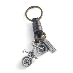 Punk bijoux créatif porte-clés petit vélo voiture porte-clés sac à dos pendentif en gros