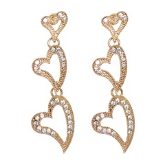 heart-shaped earrings exaggerated personality jewelry earrings