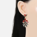 fashion exaggerated earrings retro alloy trend earrings geometric diamond long earringspicture11