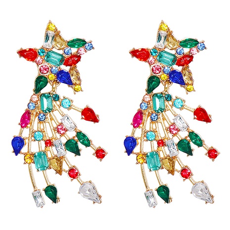 star meteor shower diamond earrings fashion temperament earrings NHJJ464919's discount tags
