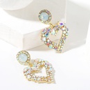 exaggerated alloy diamond heartshaped earrings ear jewelrypicture16