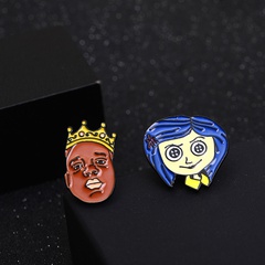 new ghost mother brooch personality cartoon character brooch badge drop oil badge clothing accessories