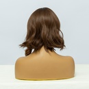 Perruque de coiffure de cheveux boucls courts partiels bruns  la mode pour femmes europennes et amricaines 2021 NHDSX468853picture10