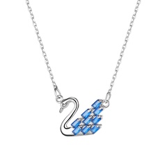 Korean blues smart swan necklace simple temperament clavicle chain
