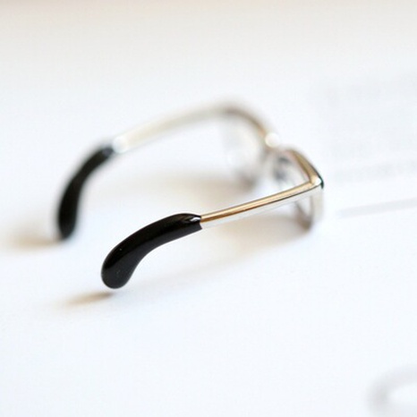Cute glasses Aberdeen ring Korea open ring fashion adjustable enamel coloring versatile ring's discount tags