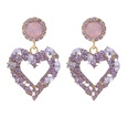 exaggerated alloy diamond heartshaped earrings ear jewelrypicture18