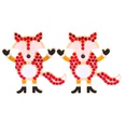 Cartoon animal little fox diamond European and American Christmas creative earrings fashion accessoriespicture23