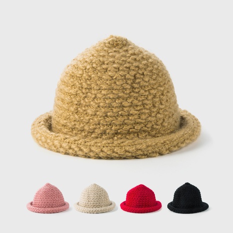 new Korean children's hat female autumn and winter baby wool hat wholesale NHHAO465534's discount tags