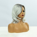 2021 coiffures en fibre chimique argent blanc court cheveux boucls perruques perruque de mode coiffures NHDSX468926picture10
