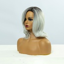 2021 coiffures en fibre chimique argent blanc court cheveux boucls perruques perruque de mode coiffures NHDSX468926picture11