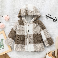 2021 new girls clothes autumn and winter models for girls and babies 0~3 years old hooded jacket