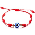 blue Turkish Devils Eye Glass Pendant Handwoven Bracelet Blue Glass Sweater Chainpicture20