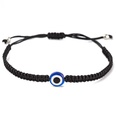 blue Turkish Devils Eye Glass Pendant Handwoven Bracelet Blue Glass Sweater Chainpicture21