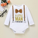 new style childrens longsleeved alphabet romper trousers suit baby childrens clothes threepiece romperpicture17
