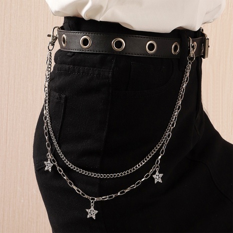 Belt chain punk waist chain pants chain accessories hip hop jewelry's discount tags