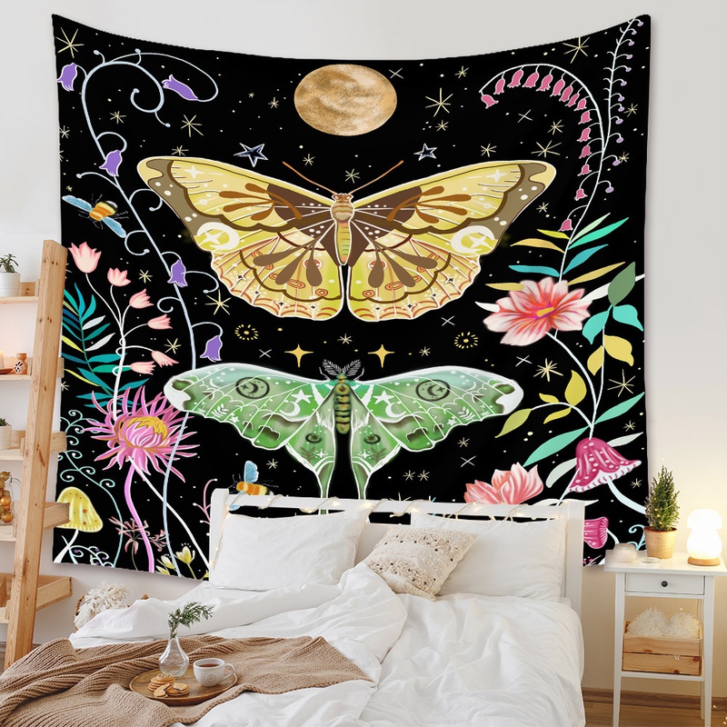 tapiz bohemio decoracin de la habitacin tela decorativa fondo tela tapiz de tela colgante