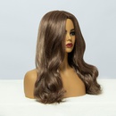 2021 perruque mode mixte brun cheveux longs boucls perruques synthtiques grosse vague NHDSX468918picture12