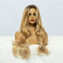 Peluca 2021 peluca de onda natural larga dorada mezclada peluca pelucas peluca de fibra qumica NHDSX468917picture10