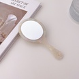 Miroir ovale rtro de mode corenne miroir compact portable maquillage quotidien petit miroirpicture24