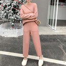 Pullover Pullover Abnehmen Strickhose Freizeithose Mode Anzug Damen Zweiteiler Anzugpicture14