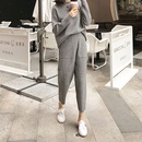 Pullover Pullover Abnehmen Strickhose Freizeithose Mode Anzug Damen Zweiteiler Anzugpicture16