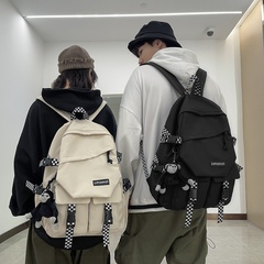 School bag Korean Harajuku backpack junior high school student large-capacity college style backpack