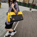 New nylon fabric gym bag travel sports cylinder handbag luggage bag dry and wet separation handbagpicture49