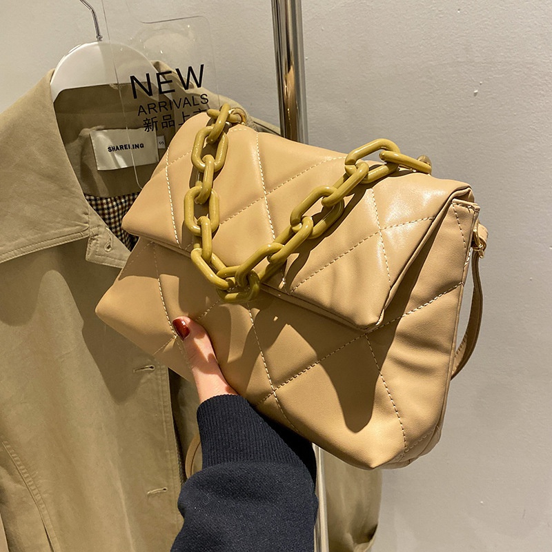 Herbst und Wintertaschen 2021 neue trendige Taschen Damentaschen Fashion OneShoulder Messenger Bag