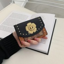 fashion camellia wallet trifold rivet short wallet multicard card holder wholesalepicture30