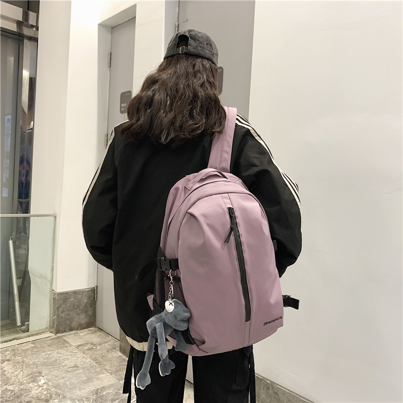 largecapacity schoolbag simple high school student junior high school student Harajuku Mori backpack