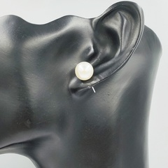 Koreanische Version von einfachen CCB-Imitation perlen ohrringen, Muschel perlen, All-Match-Mode, runde Perlen temperament, Damen ohrringe