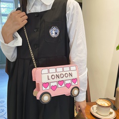 Cross-Border Pu Car Bag for Women New Cute Girls' One-Shoulder Bag Material Strip Fashion Personality Women's Cross-Body Bag Trendy
