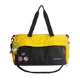 New nylon fabric gym bag travel sports cylinder handbag luggage bag dry and wet separation handbagpicture53