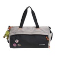 New nylon fabric gym bag travel sports cylinder handbag luggage bag dry and wet separation handbagpicture57