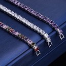 Qingxing europische und amerikanische Mode Zirkon armband AAA quadratischer Zirkonium diamant eingelegter Schmuck Platin beschichtung Fabrik Direkt vertriebpicture10