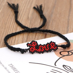 Bohème Miyuki Perles tissées à la main LOVE Lettre Perles Empilable Petit Bracelet Femme Cadeau