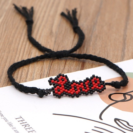 Bohème Miyuki Perles tissées à la main LOVE Lettre Perles Empilable Petit Bracelet Femme Cadeau's discount tags
