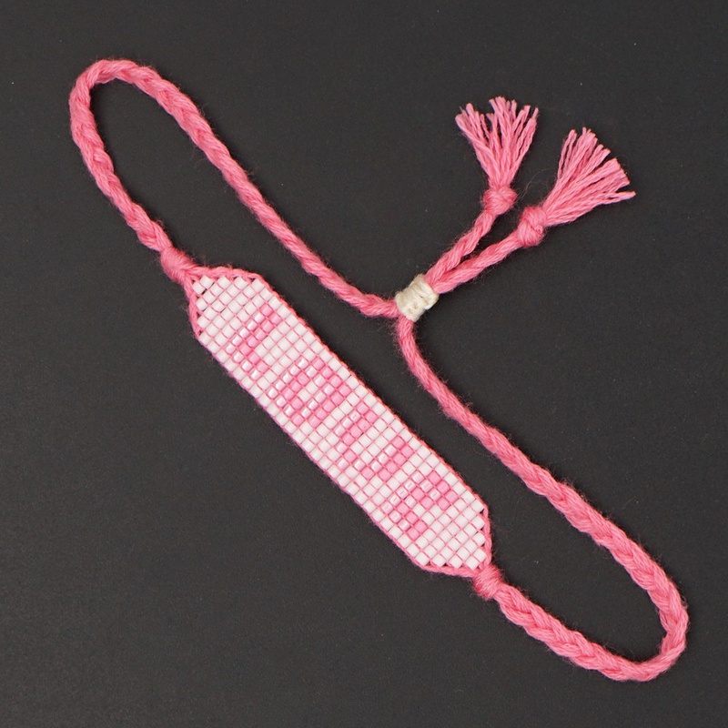 simple Miyuki beads woven letter bracelet Bohemia handmade beaded couple bracelet female