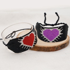 Supply Accessories Autumn and Winter New Love Punk Handmade Ornament Miyuki Bead Woven Bracelet Wholesale Order Receiving