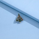 Moda creativa rbol de Navidad broche personalidad Retro completo diamante ramillete da de Navidad brochepicture11