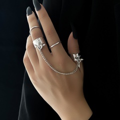 Außenhandel neue Produkte Mode kreatives Design Liebe Schlüsselschloss Kette einfacher schlichter Ring