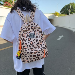 Korean leopard print backpack allmatch light travel small backpackpicture66