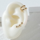 European and American fashion jewelry star ear clip earrings unilateral earringspicture4