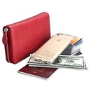 Wallet Card Holder Versatile Bag RFID Mens Genuine Leather Large Capacity Womens Long Zip Organ Card Holder Multiple Card Slotspicture49