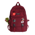 Schoolbag Female Korean Harajuku Ulzzang High School Student Backpack Junior High School Student Large Capacity College Style Ins Backpackpicture62