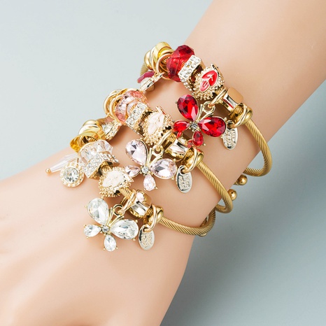 fashion DIY butterfly multi-element pendant bracelet bracelet accessories's discount tags